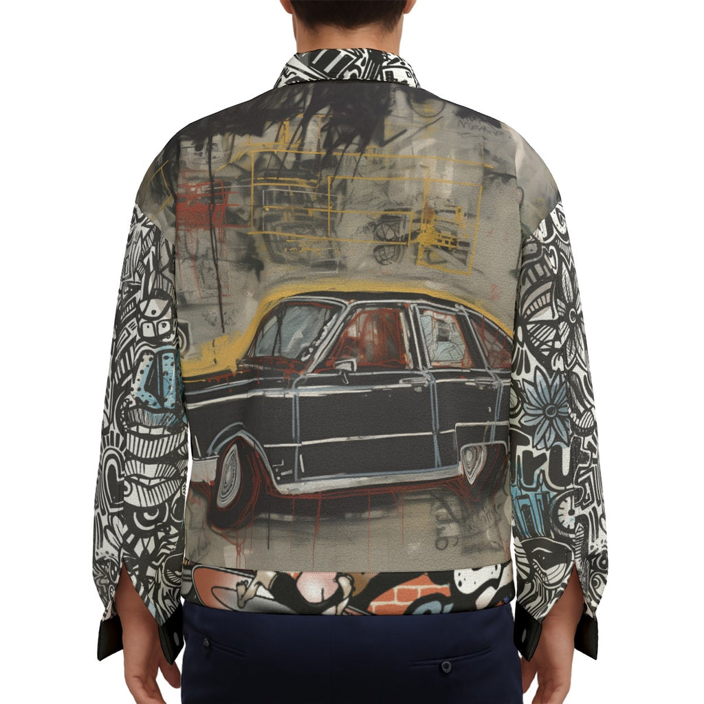 Ryan Lauryn Soulful Art Unisex Lapel Jacket | 245GSM Cotton