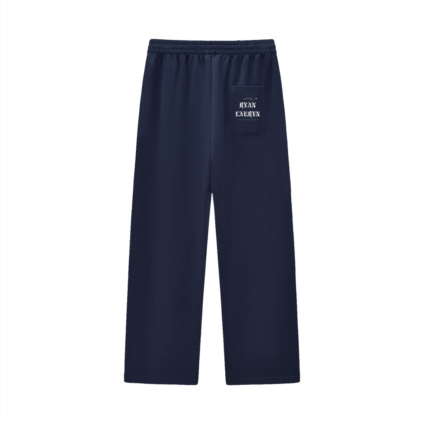 Ryan Lauryn Curved Stripe Straight Sweatpants