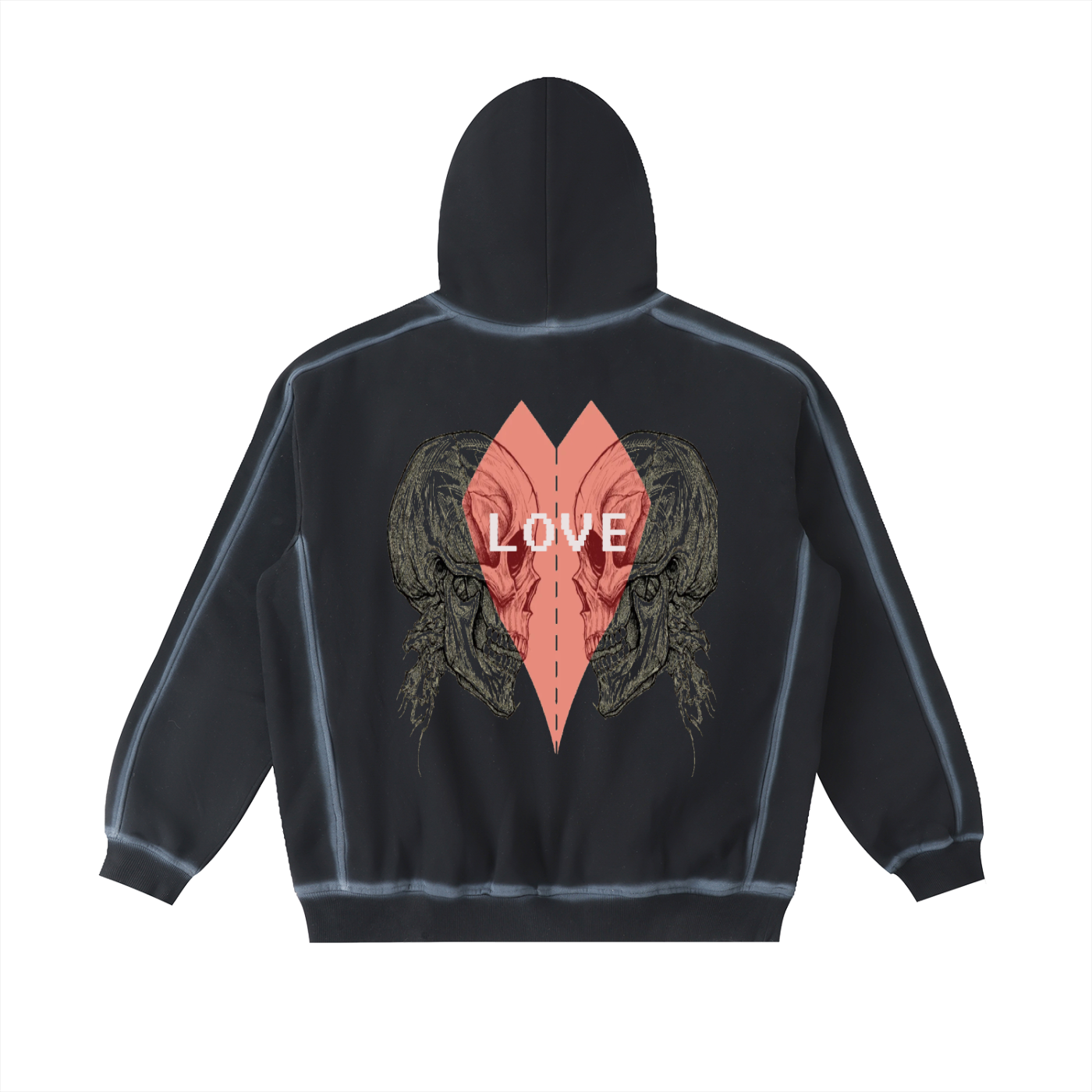 Ryan Lauryn Sunfaded Edge Fleece Hoodie