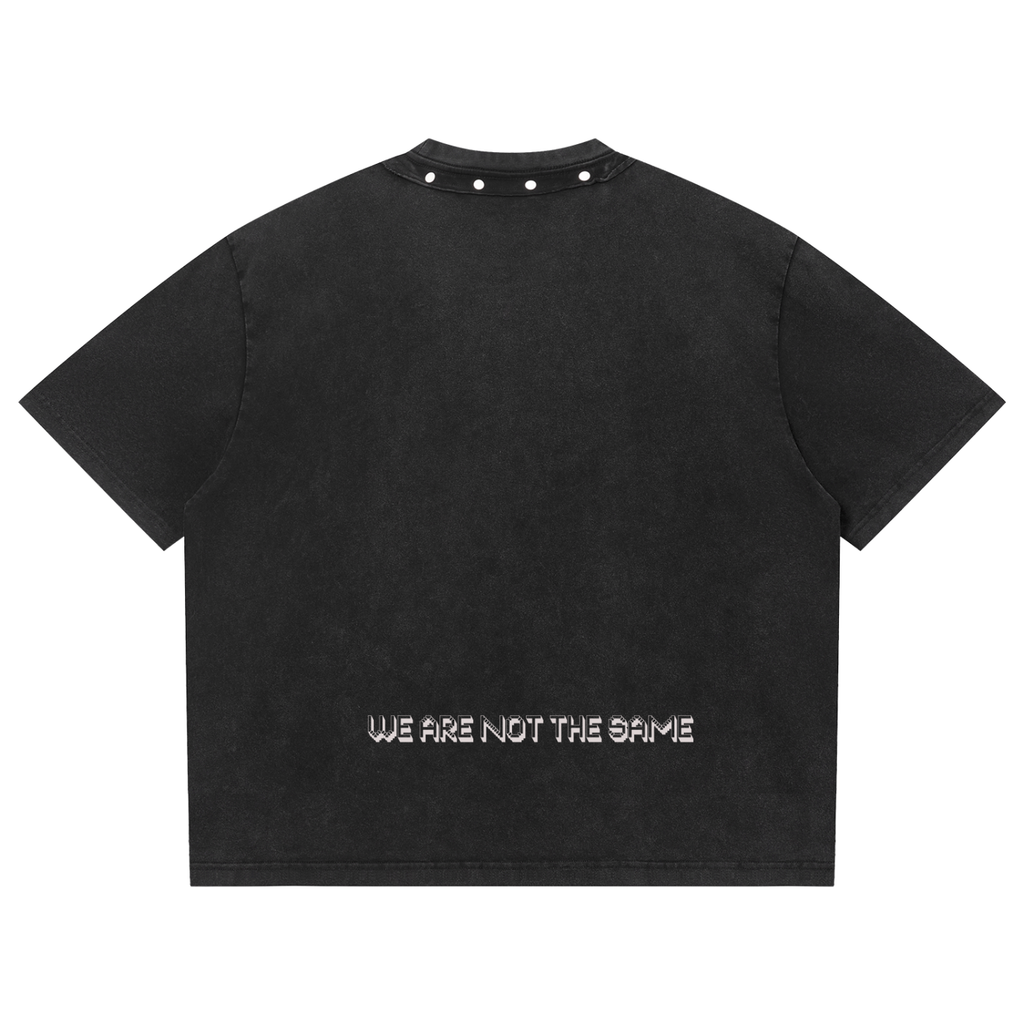 Ryan Lauryn Washed Boxy Studded T-Shirt
