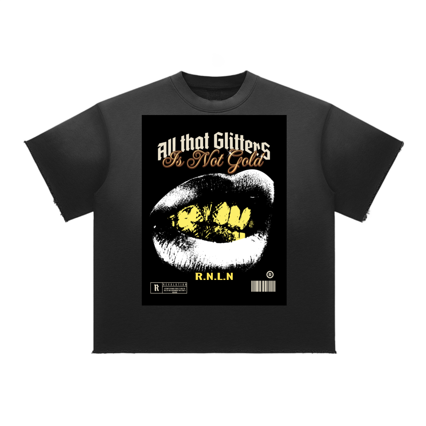 Ryan Lauryn Sun Fade Raw Edge T-Shirt