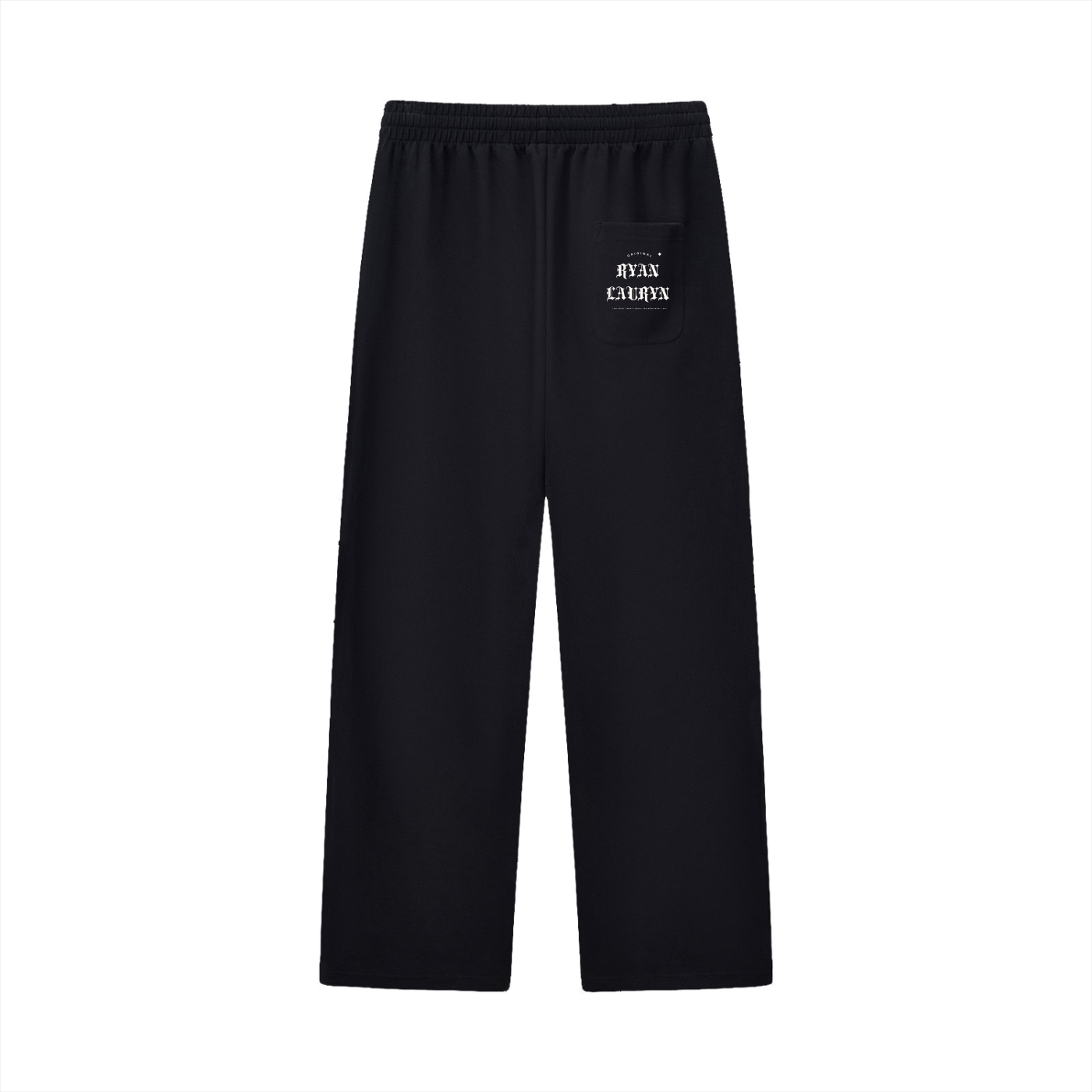 Ryan Lauryn Curved Stripe Straight Sweatpants