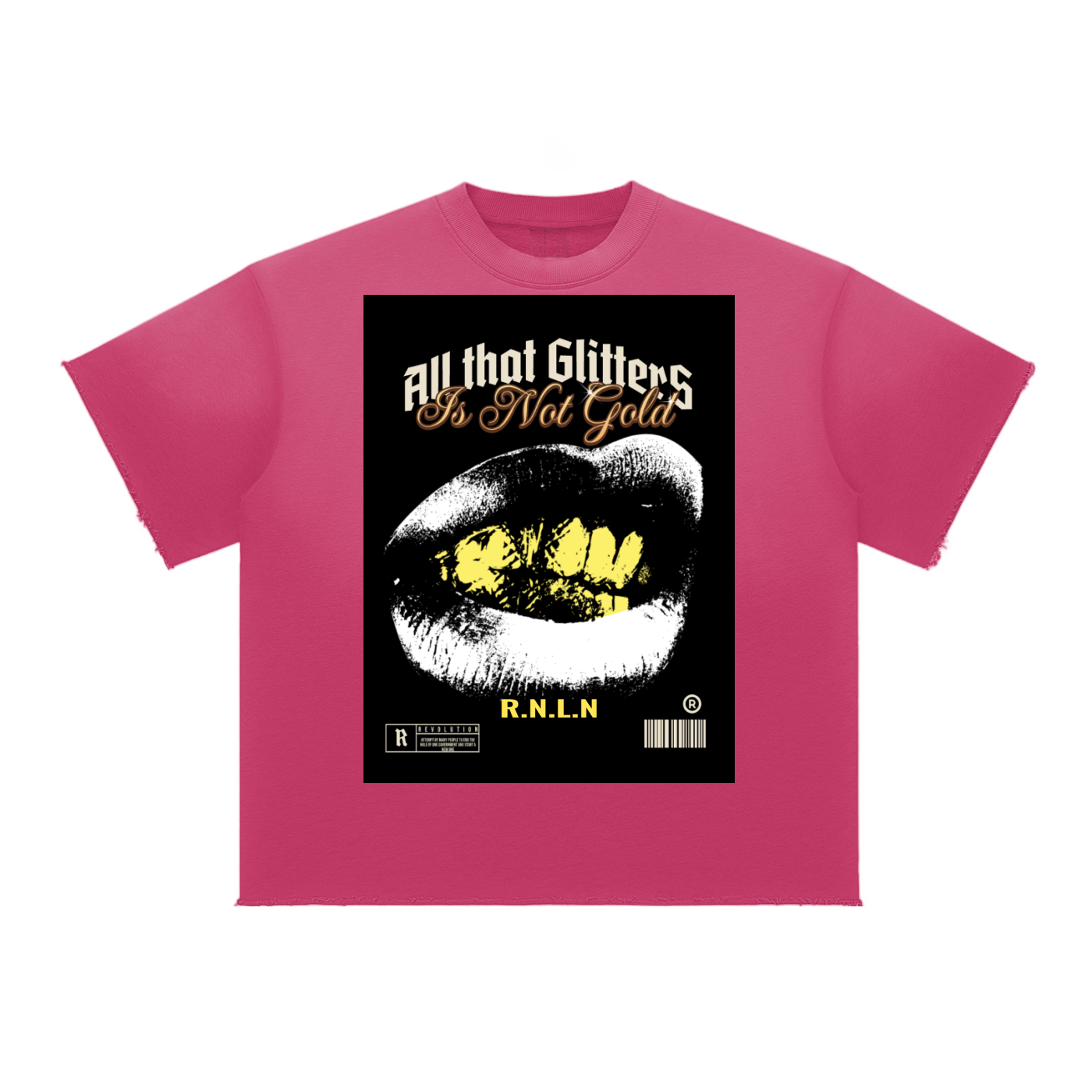 Ryan Lauryn Sun Fade Raw Edge T-Shirt