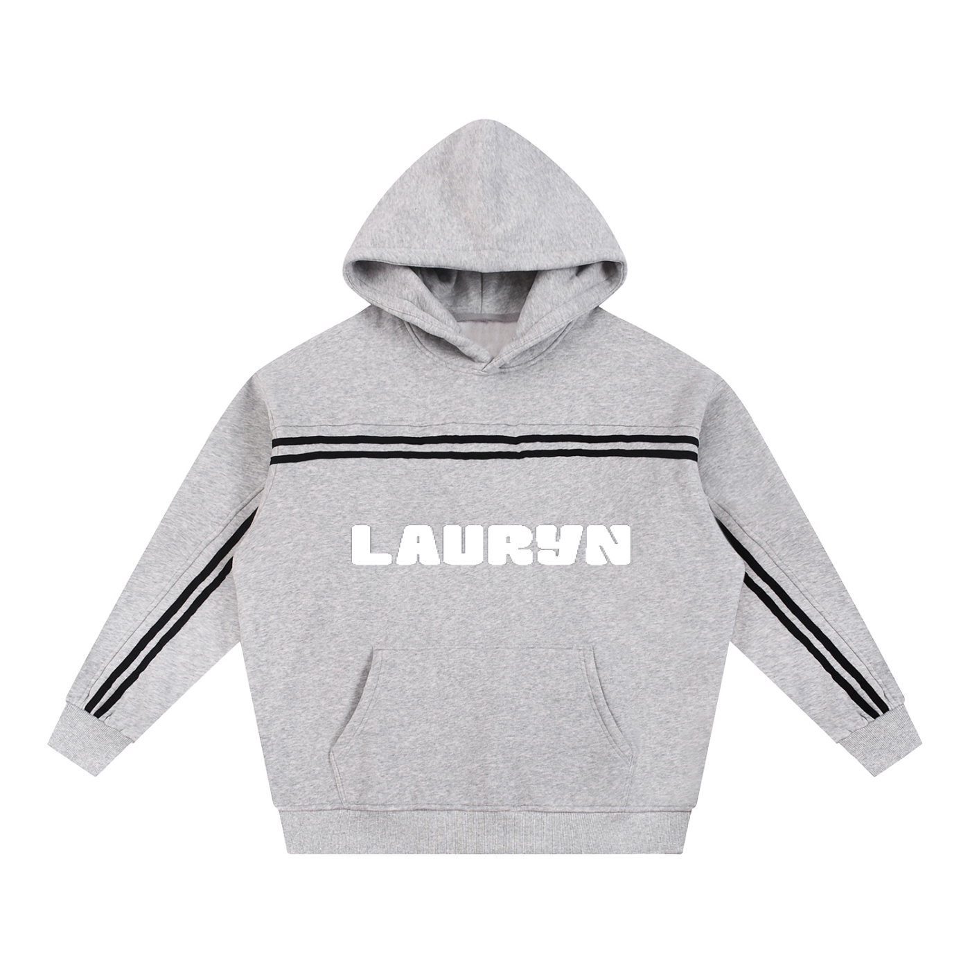 Ryan Lauryn Sun Fade Contrast Tape Fleece Hoodie