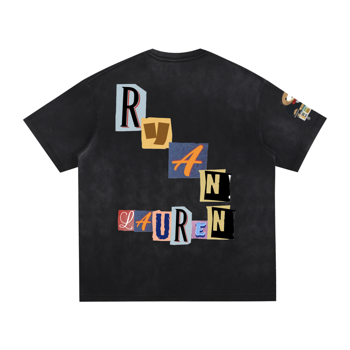 Ryan Lauryn Vintage Washed Hand-Frayed T-Shirt