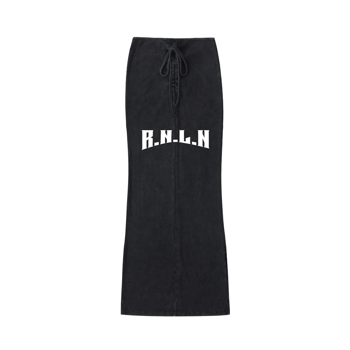 Ryan Lauryn Dyed Washed Drawstring Maxi Skirt
