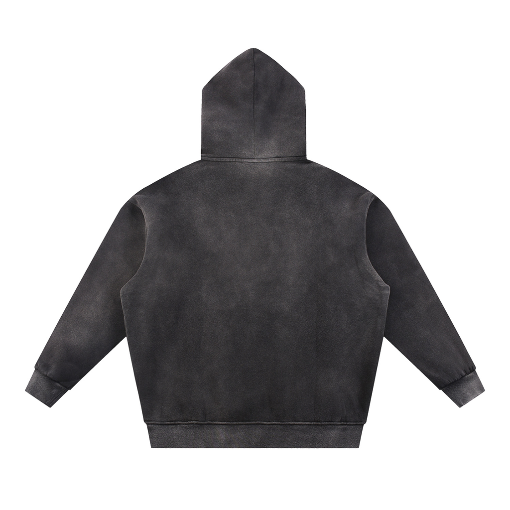 Ryan Lauryn Sun Fade Contrast Tape Fleece Hoodie