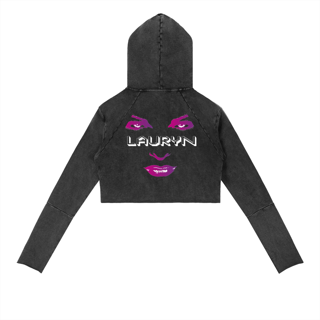 Ryan Lauryn Vintage Washed Raw Edge Hoodie