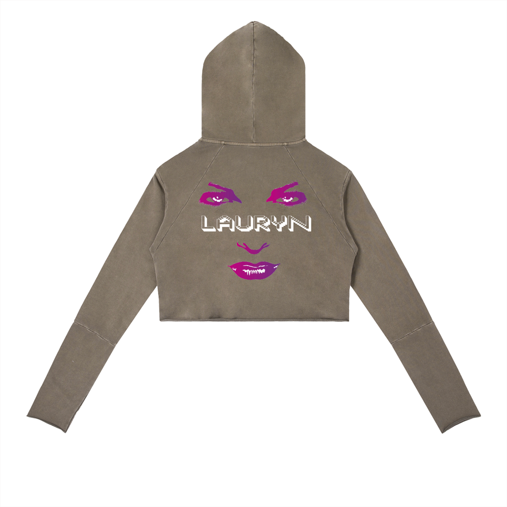 Ryan Lauryn Vintage Washed Raw Edge Hoodie