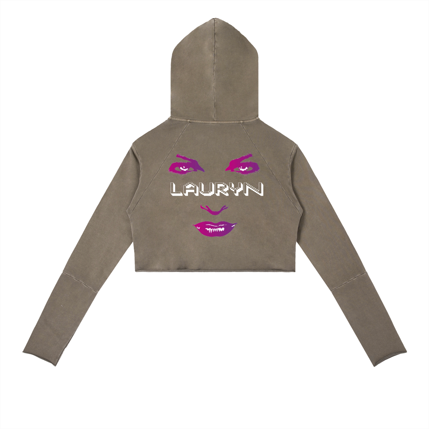 Ryan Lauryn Vintage Washed Raw Edge Hoodie