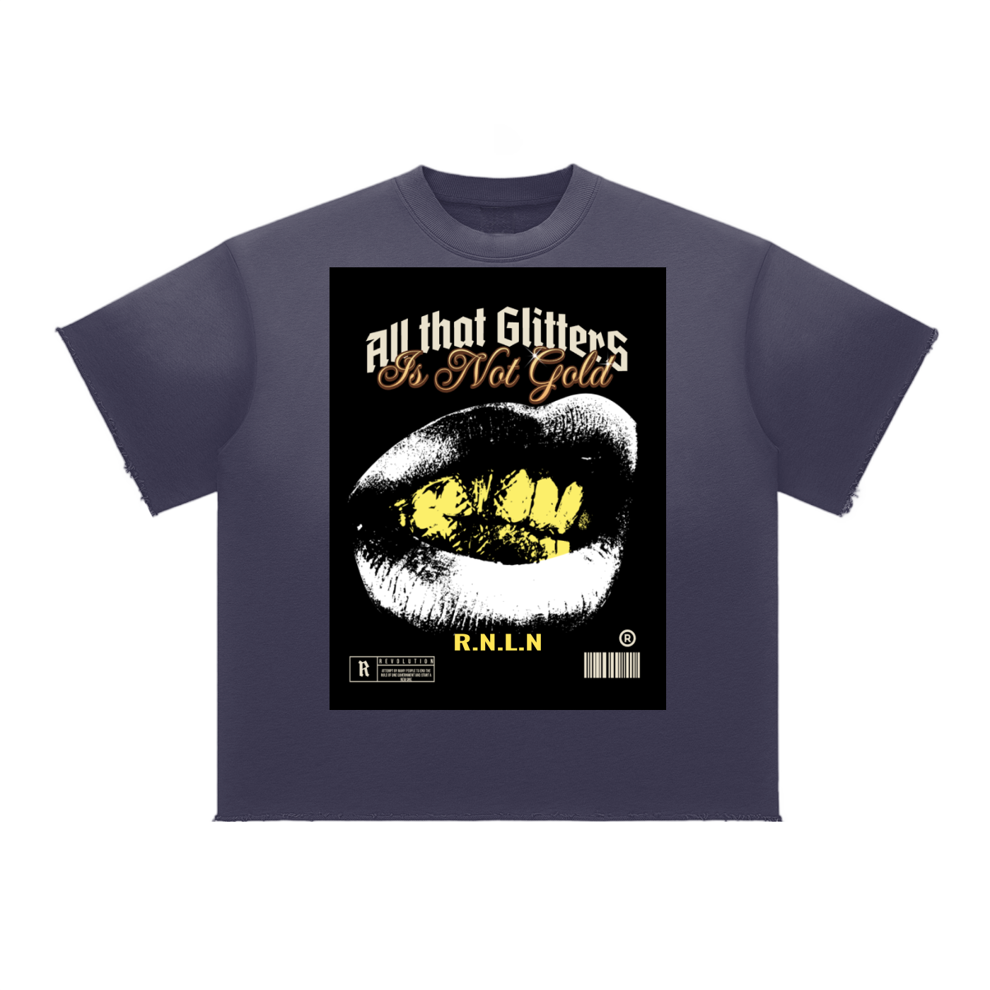 Ryan Lauryn Sun Fade Raw Edge T-Shirt