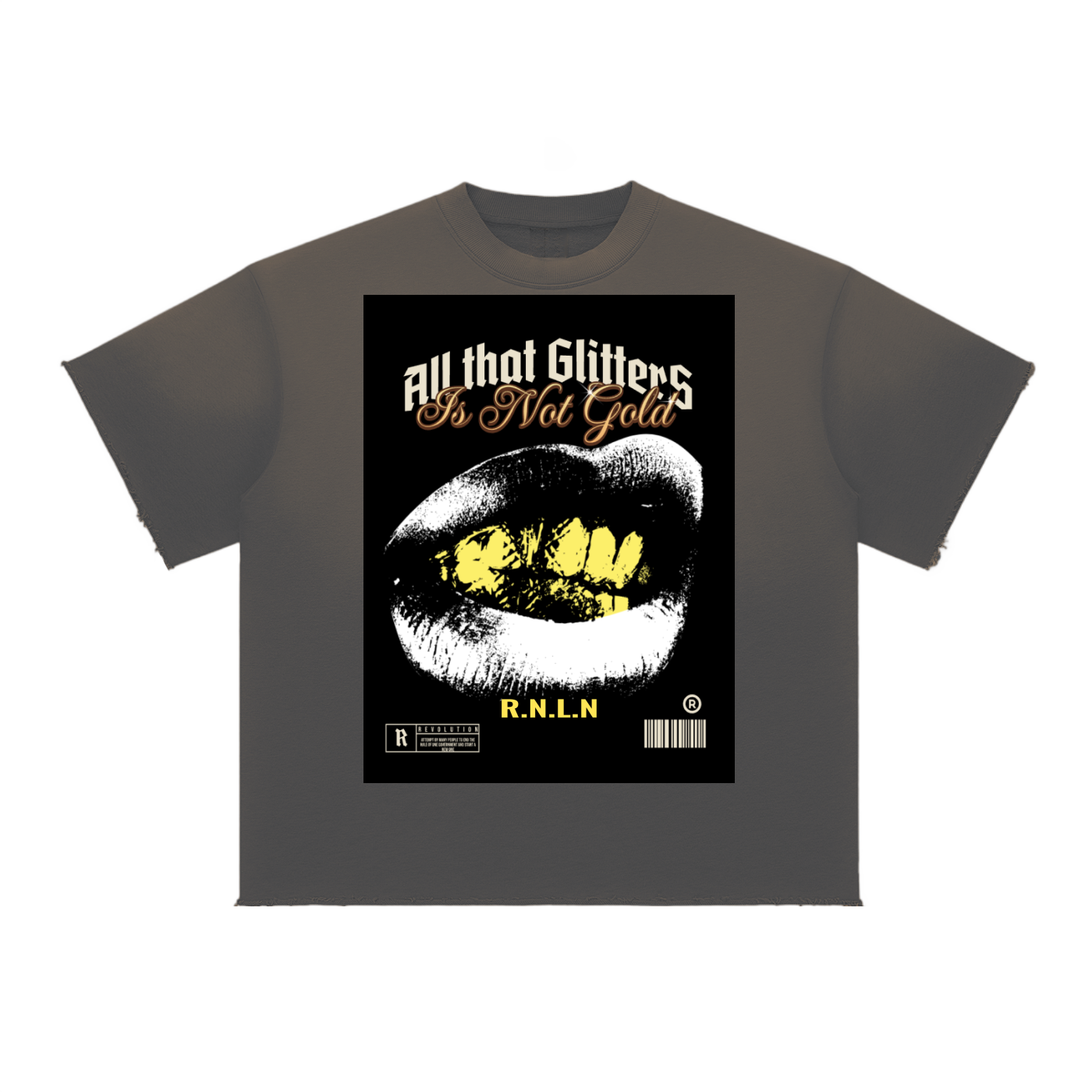 Ryan Lauryn Sun Fade Raw Edge T-Shirt
