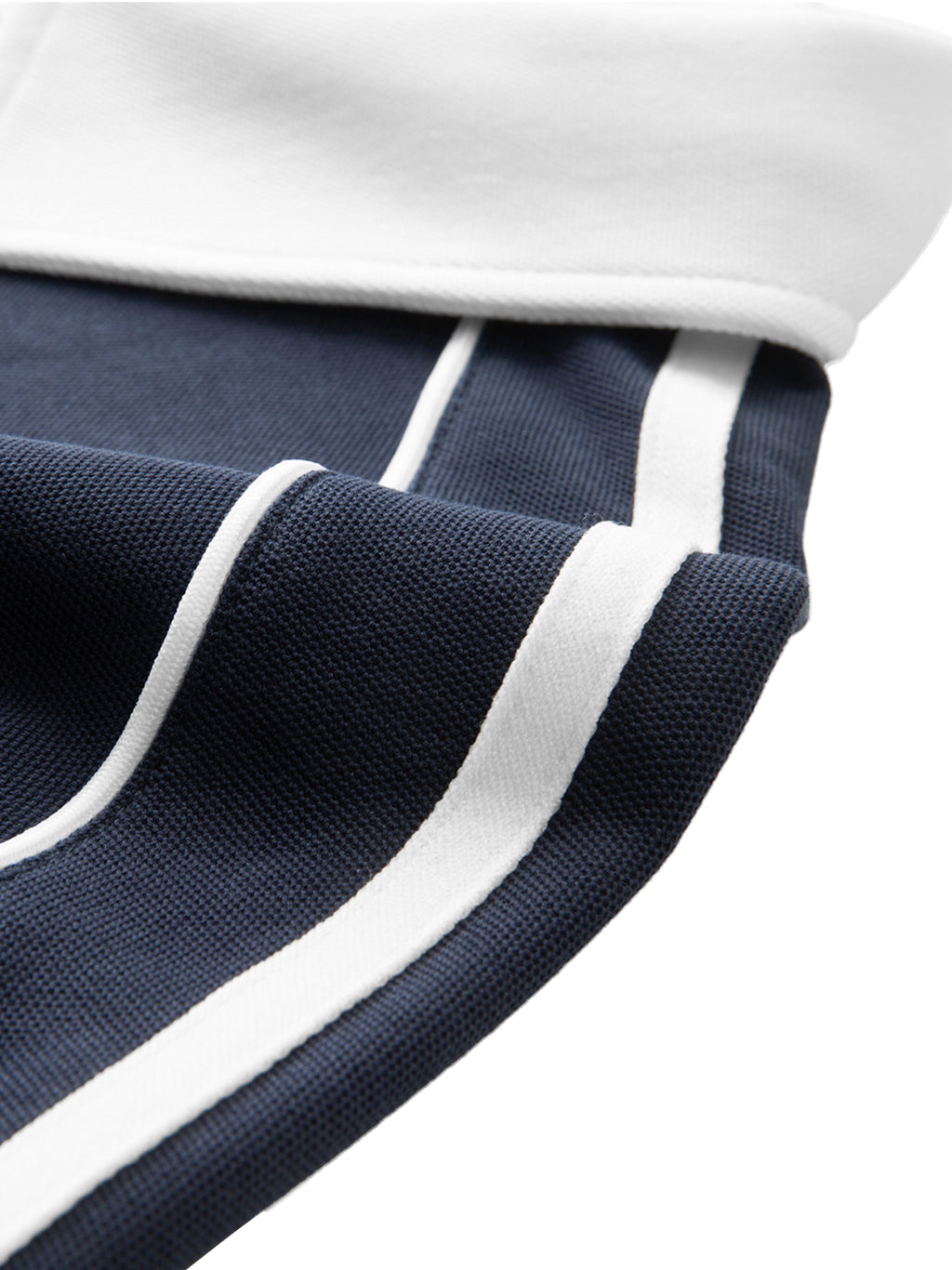 Ryan Lauryn Contrast Collar Short-Sleeve Polo Shirt