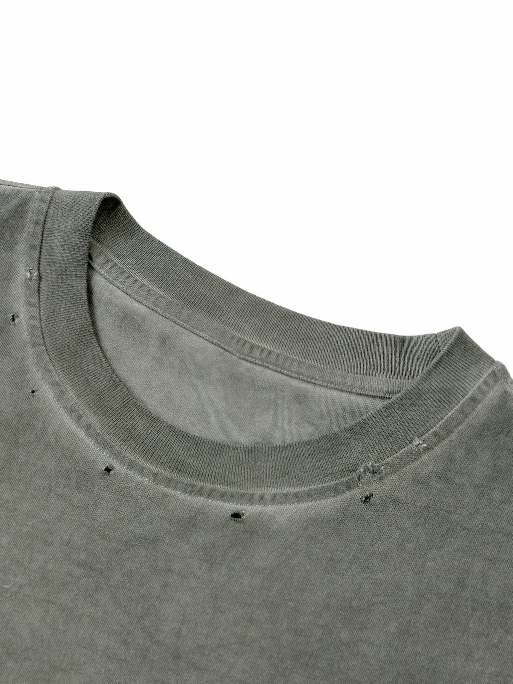Ryan Lauryn Distressed Grommet Eyelet Tank Top
