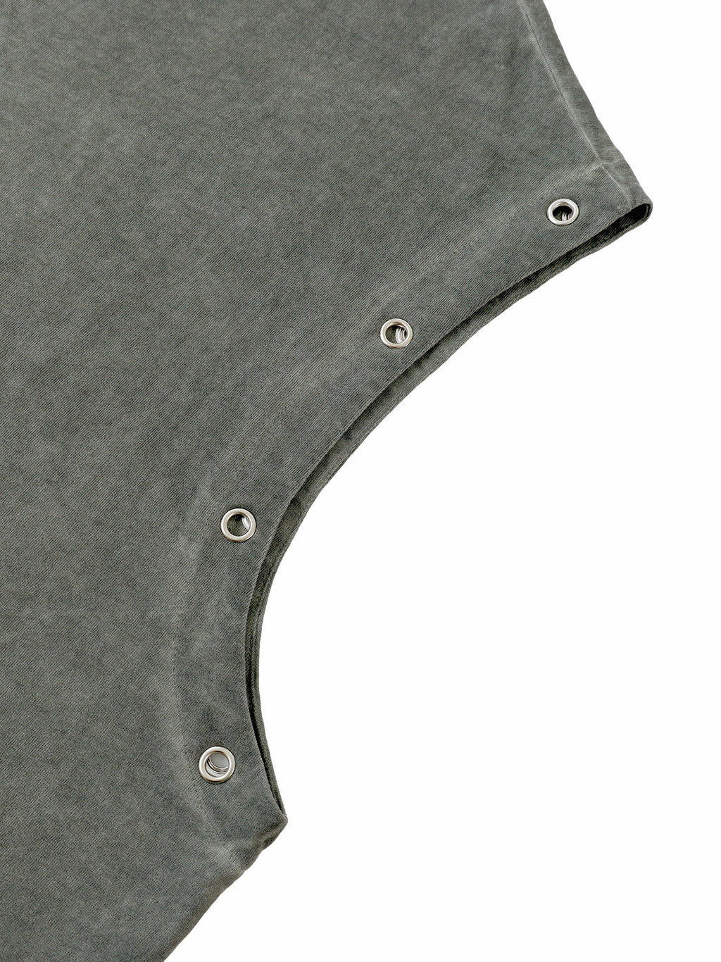 Ryan Lauryn Distressed Grommet Eyelet Tank Top