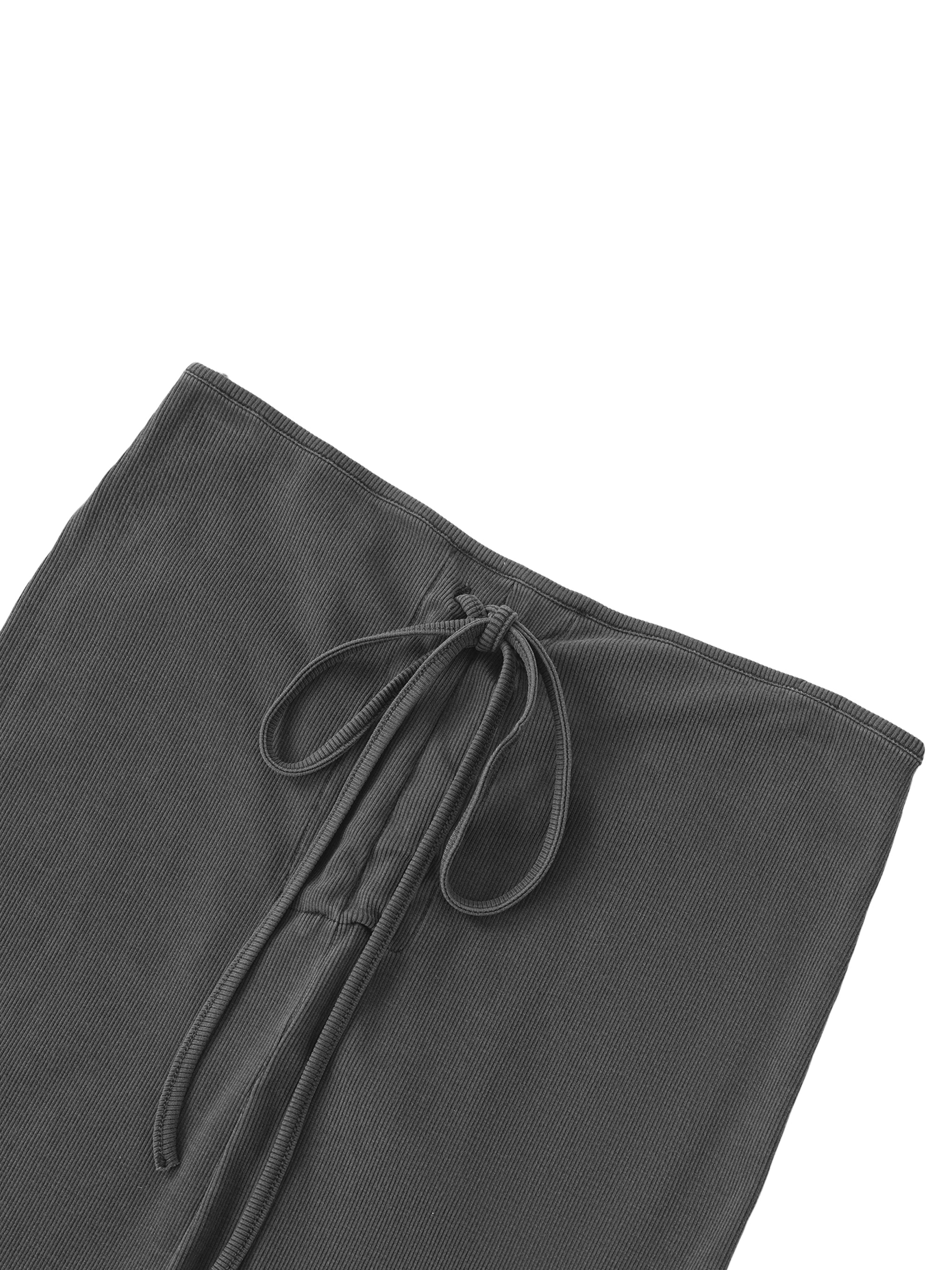 Ryan Lauryn Dyed Washed Drawstring Maxi Skirt
