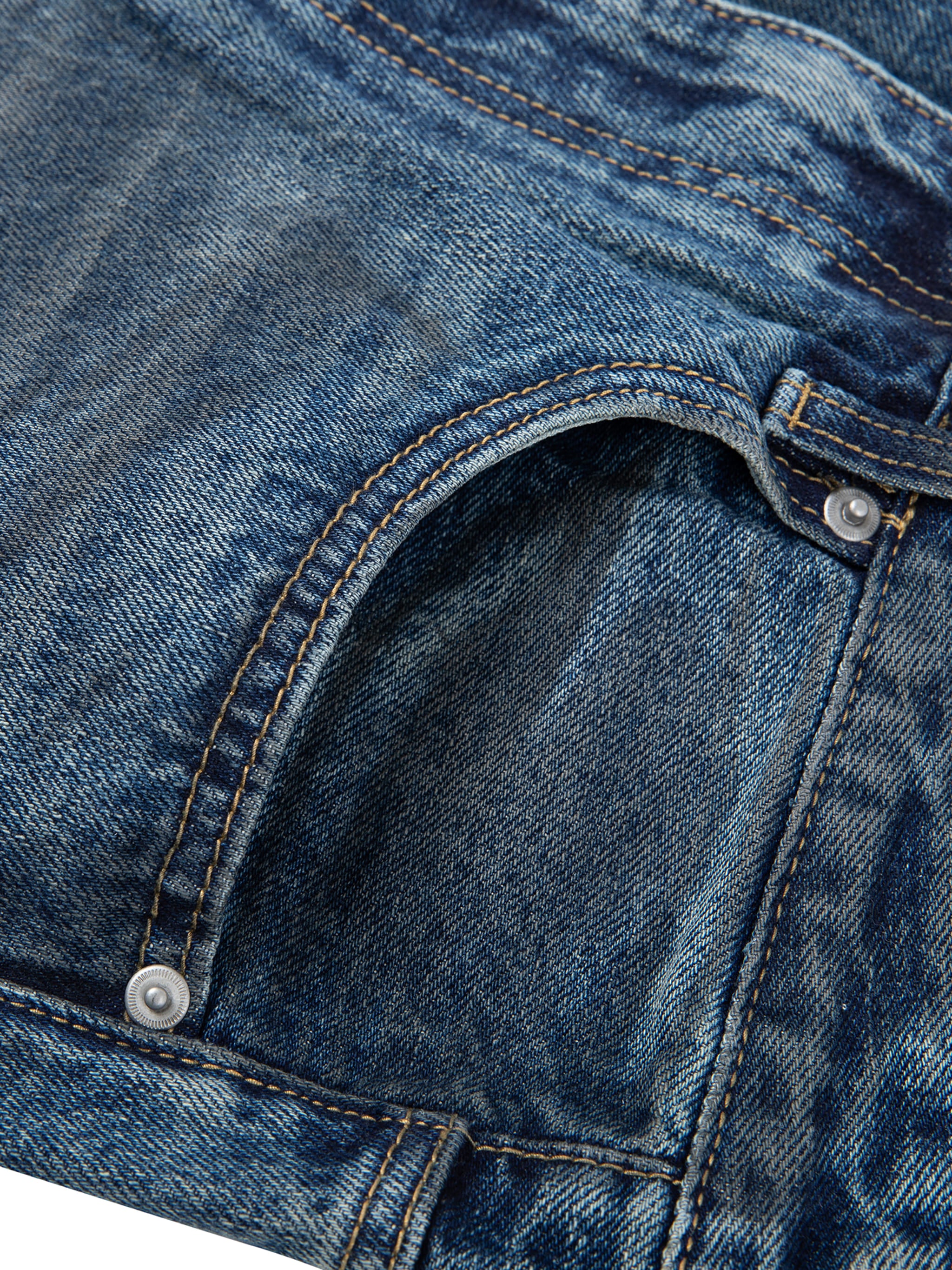 Ryan Lauryn Vintage Wash Baggy Denim Jeans