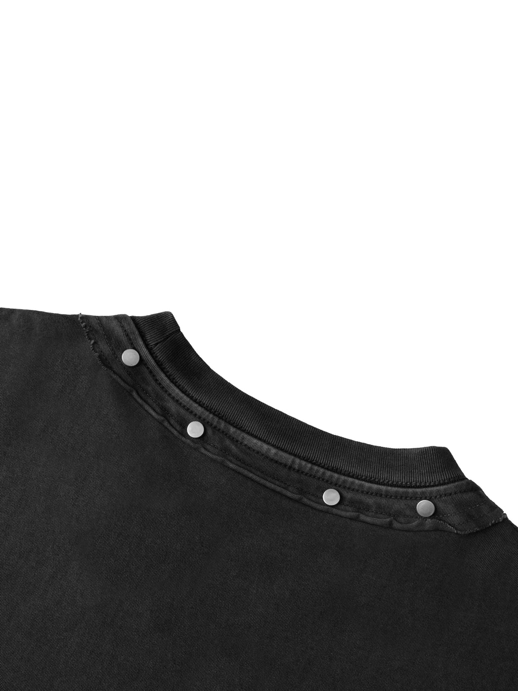 Ryan Lauryn Washed Boxy Studded T-Shirt