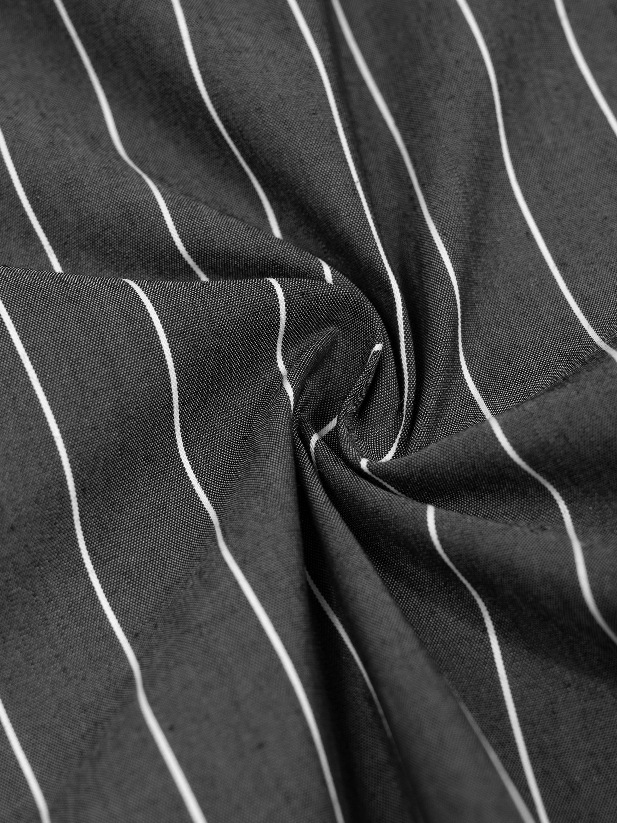 Ryan Lauryn Striped Boxy Button-Up Shirt